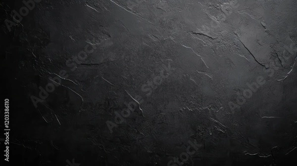 Obraz Dark textured slate background with natural cracks and rugged surface