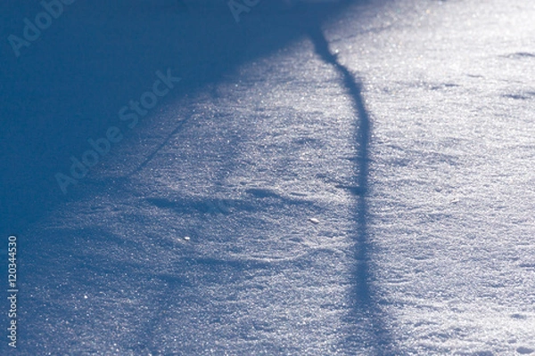 Obraz Snow tecture shadow