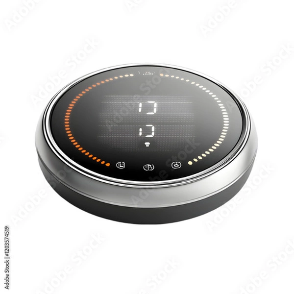 Obraz Futuristic Digital Round Device with Advanced Interactive Display

