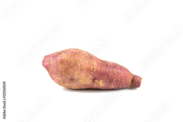 Obraz Sweet potato on white background