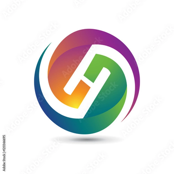 Obraz Colorful SH Logo