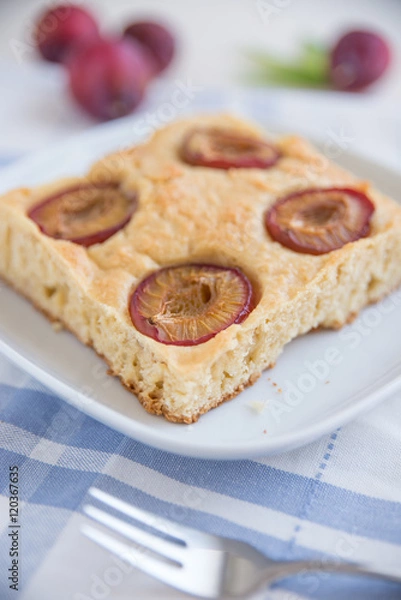 Fototapeta Pflaumen Kuchen 