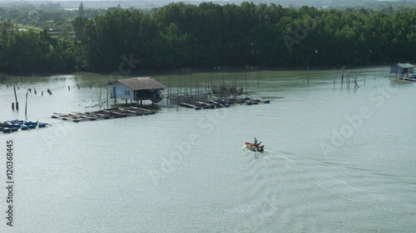 Obraz long tail boat