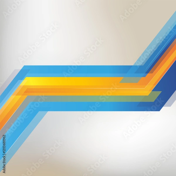 Fototapeta Abstract sports background with blue, lines.