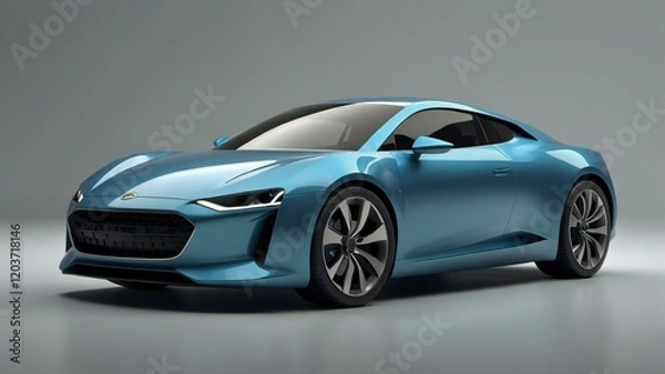 Fototapeta silver car