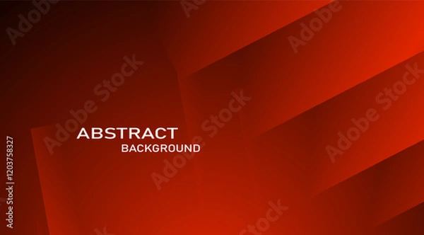 Fototapeta Futuristic red element design on a dark black background, featuring sleek lines, glowing accents, and a modern tech-inspired aesthetic. Perfect for use in digital designs, technology presentations, or