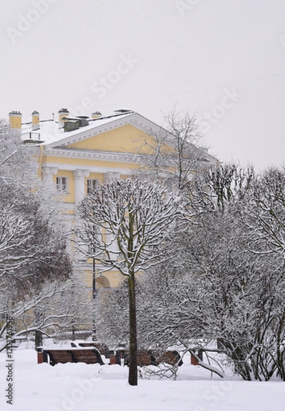 Obraz winter in the city