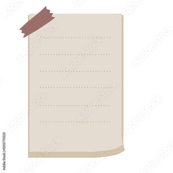 Fototapeta blank notebook isolated on white background