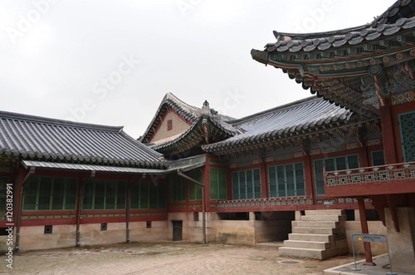 Fototapeta Старинный дом в Корее