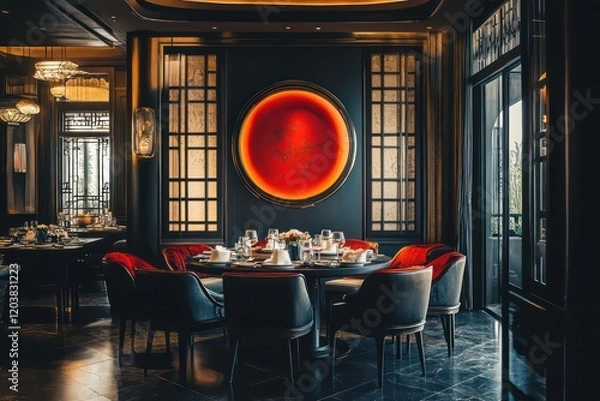 Obraz chinese fine dinner photo, high res, luxury