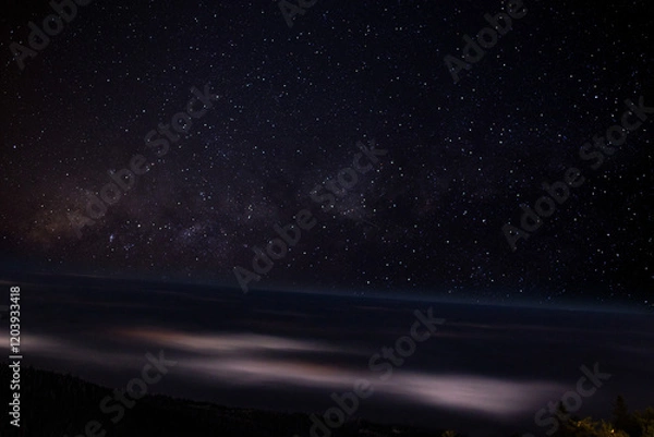 Fototapeta sky with stars