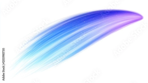 Fototapeta Abstract Blue Purple Gradient Brush Stroke Swirl Paint Texture Design Element