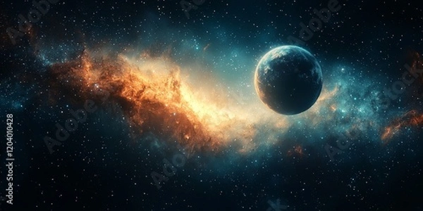 Fototapeta Planet in space