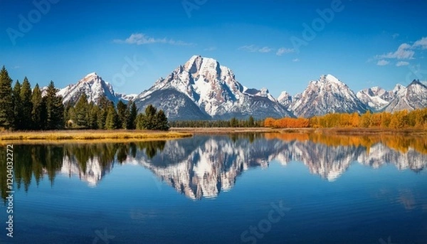 Obraz Serene Mountain Reflection