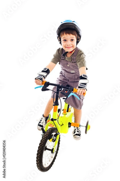 Obraz  Riding bike happy