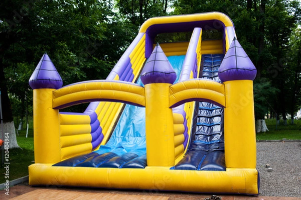 Obraz Bouncy castle slide