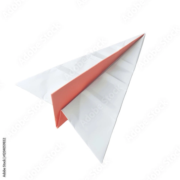Obraz paper plane isolated on white background