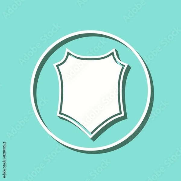 Fototapeta Shield - vector icon.