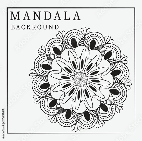 Obraz Ornamental luxury mandala pattern 