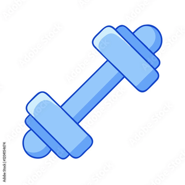 Fototapeta dumbbell icon, dumbbell vector illustration-simple illustration of dumbbell, perfect for dumbbell logos and icons