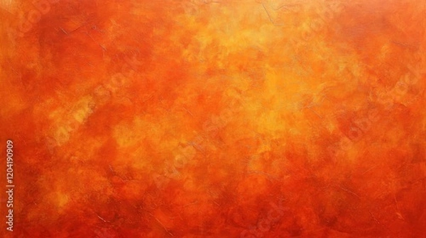 Obraz Vibrant mottled orange textured background