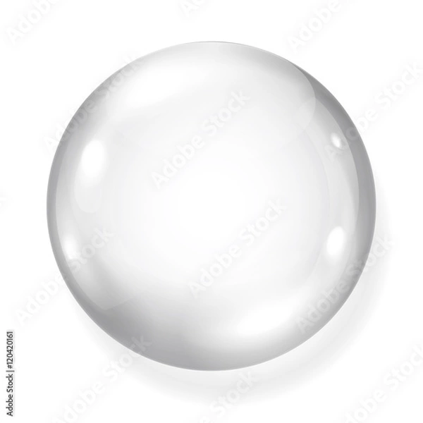 Obraz Opaque gray sphere