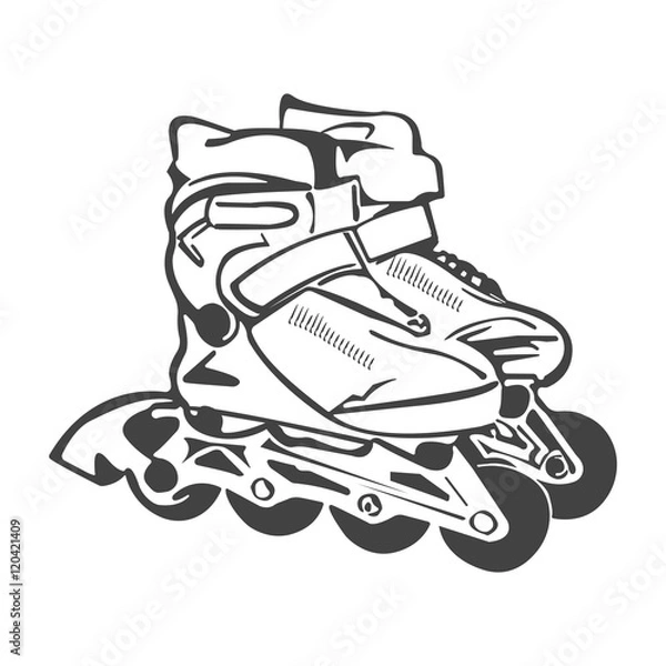 Fototapeta roller skates