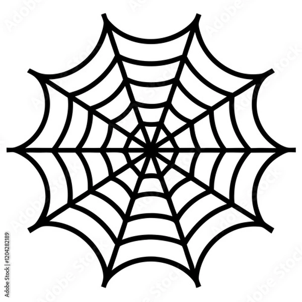Obraz spider web vector