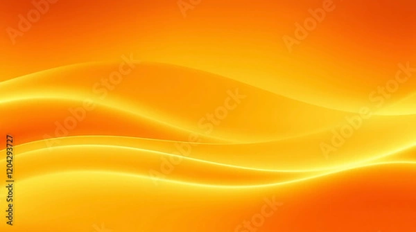 Obraz Minimalist Golden Yellow Gradient Background with Subtle Light and Shadow Play