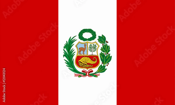 Obraz peru fahne flag