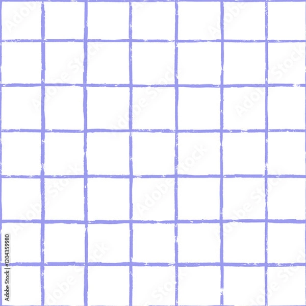 Obraz Seamless vector background. Checkered paper. Notebook. Doodle. Vector illustration EPS10
