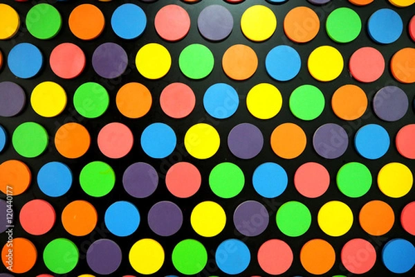 Obraz Colourful poka dot