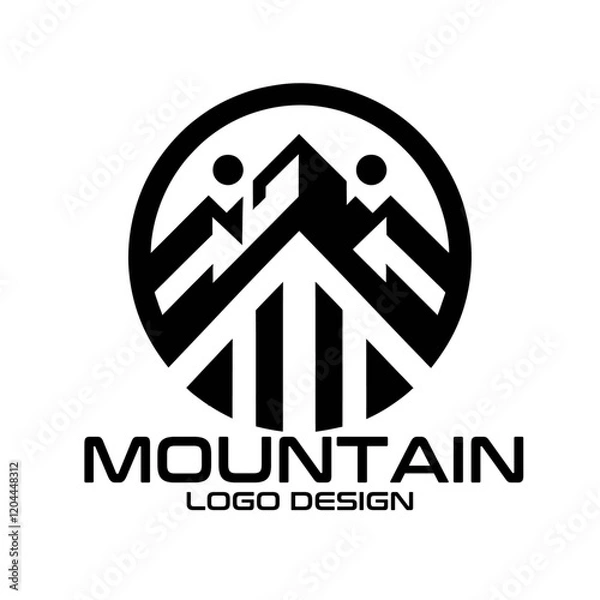Obraz Mountain Vector Logo Design