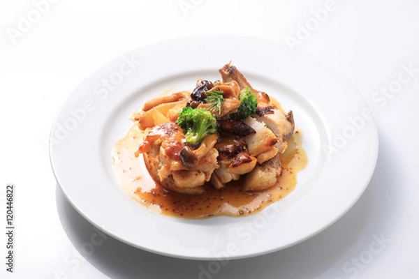 Fototapeta 若鶏の料理 