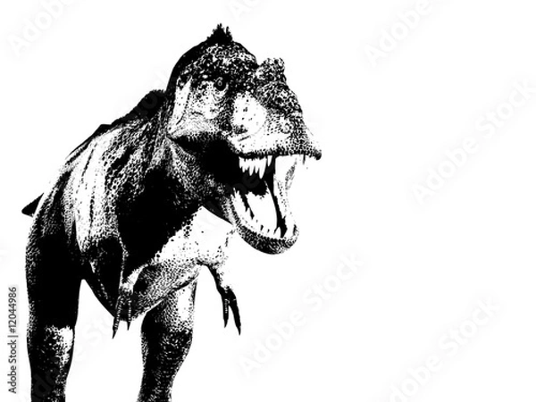 Fototapeta Illustrated T Rex