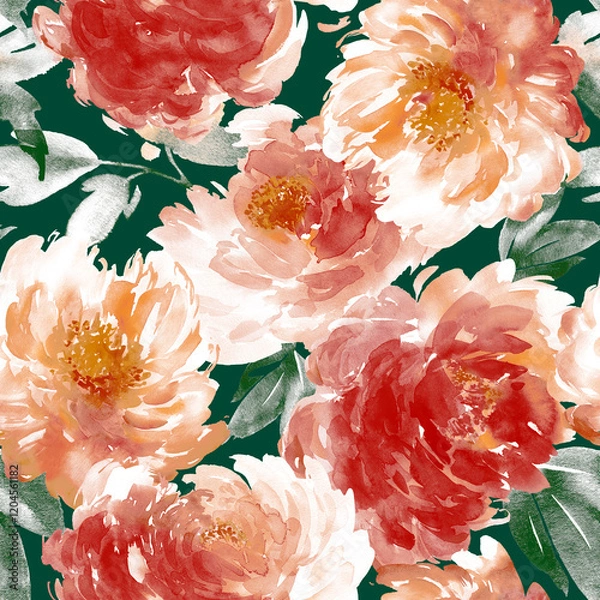 Obraz pattern with flowers