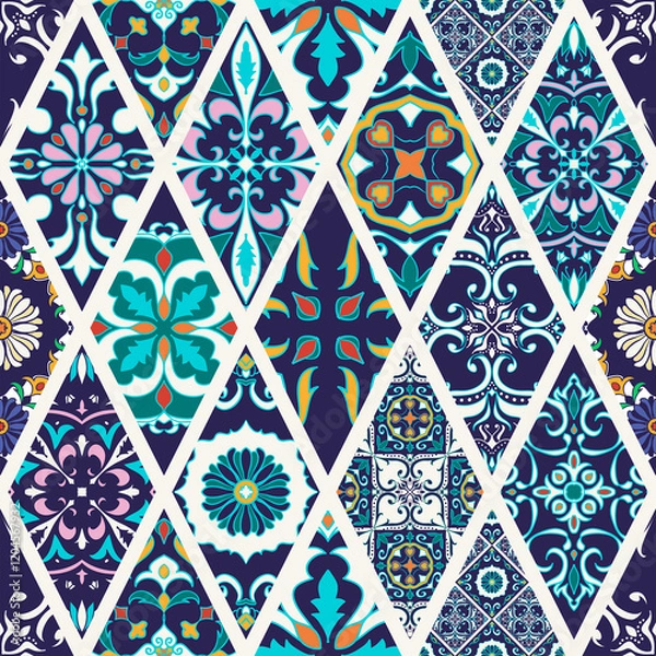 Obraz seamless pattern with shapes