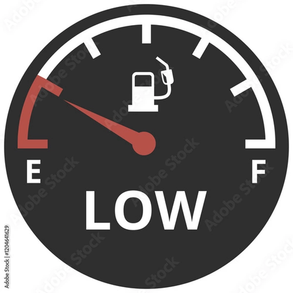 Obraz Fuel or gas meter vector
