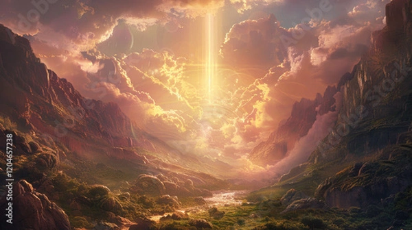 Obraz heart from the top of the world