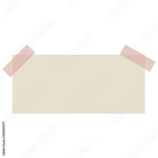 Obraz Notes with sticky tape vector