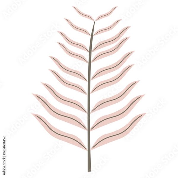 Obraz Aesthetic plant vector for decoration