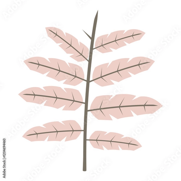 Obraz Aesthetic plant vector for decoration