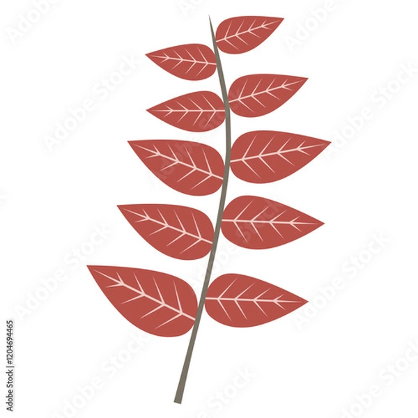 Obraz Aesthetic plant vector for decoration