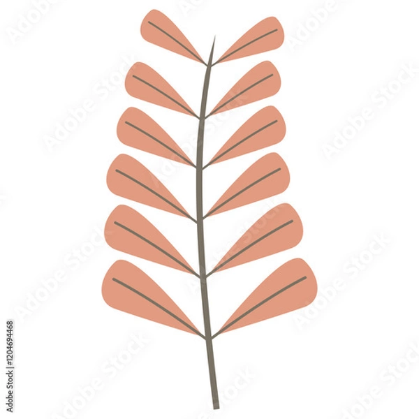 Obraz Aesthetic plant vector for decoration