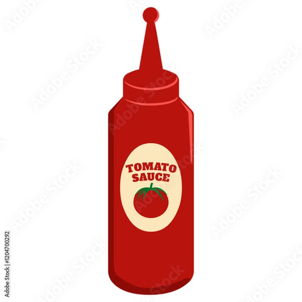 Obraz tomato sauce bottle