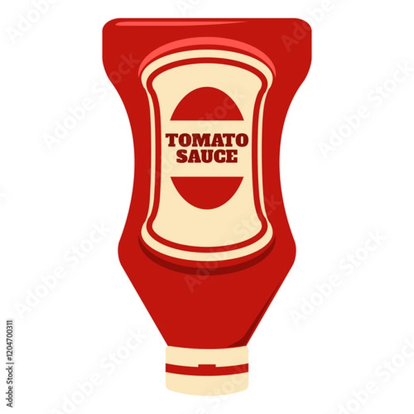 Obraz tomato sauce bottle