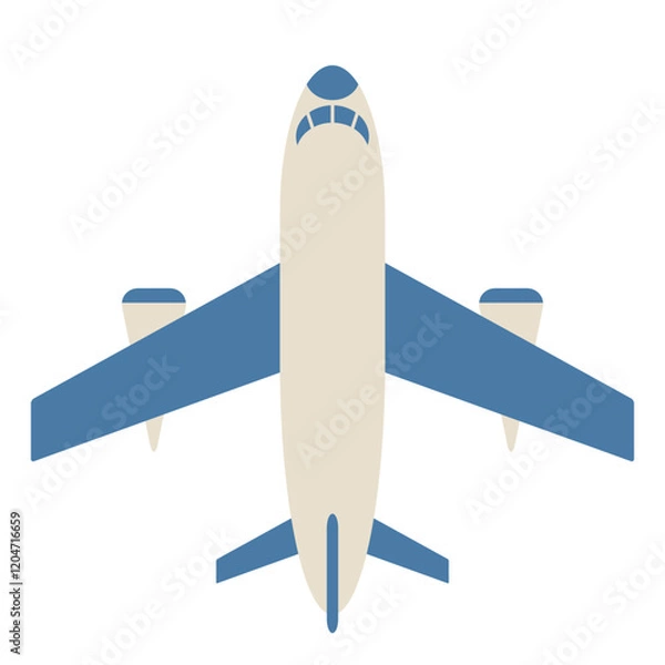 Obraz airplane isolated on white background