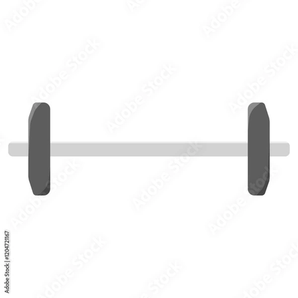 Obraz dumbbell isolated on white