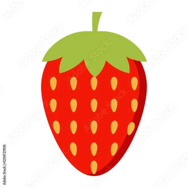 Obraz strawberry vector illustration