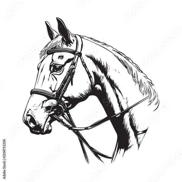 Obraz horse head illustration